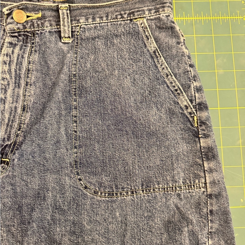 Vintage Wrangler Dark Blue Jean Shorts - Picture 2 of 5